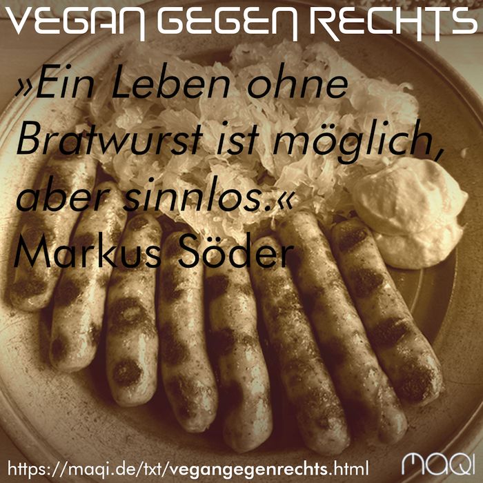 Vegan gegen Rechts - Söder Vegan gegen Rechts - Söder